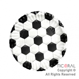 FUTBOL ( FESTCO ) PLATO CHICO REDONDO x 8